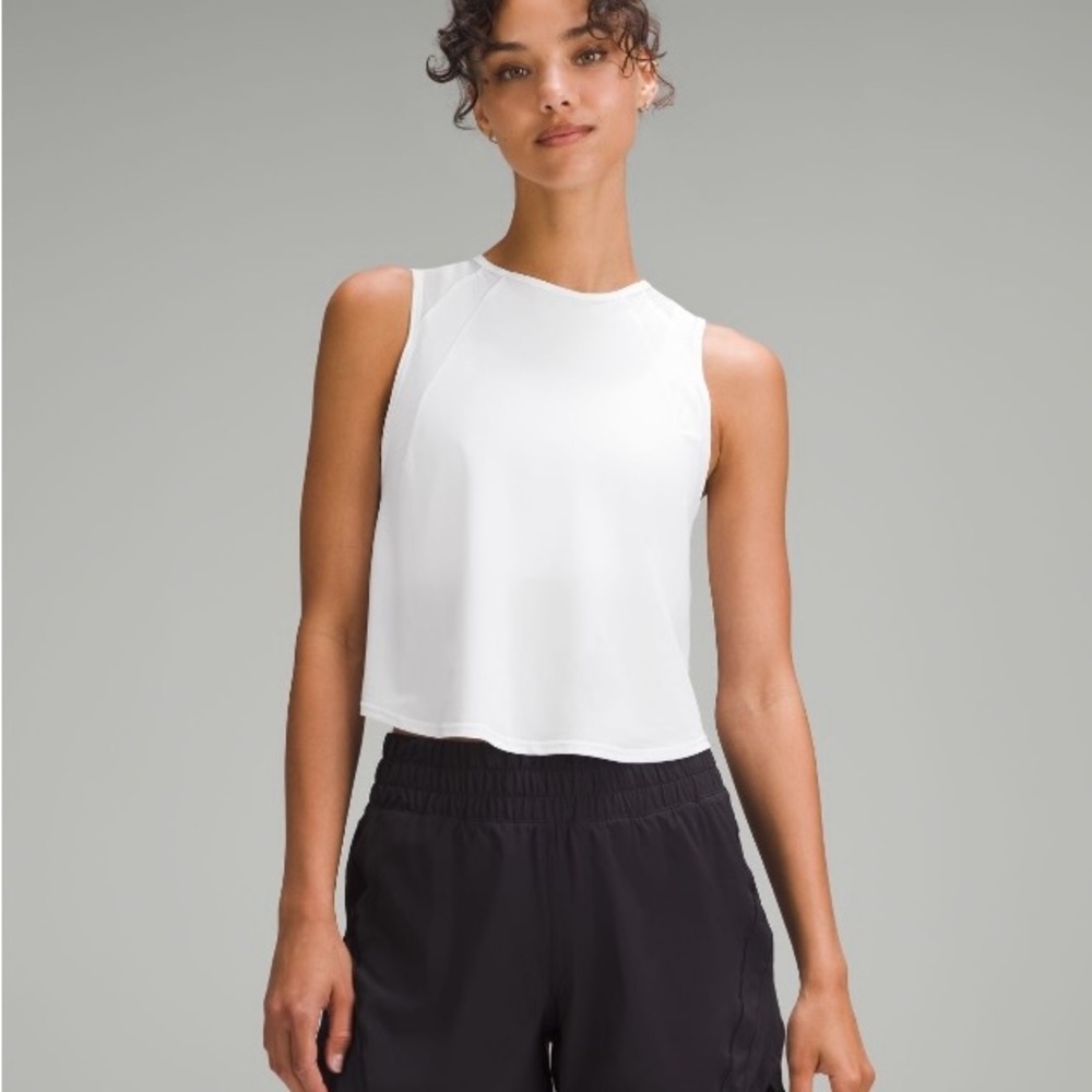 Lululemon | Sculpt Cropped Tank Top White
